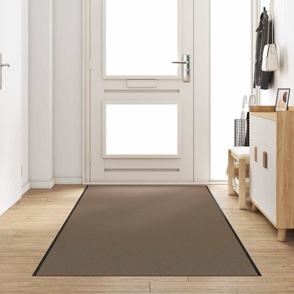 Tappetino Beige e Nero 120 x 350 cm Polipropilene e vinile