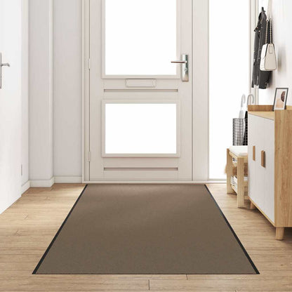 Tappetino Beige e Nero 120 x 350 cm Polipropilene e vinile