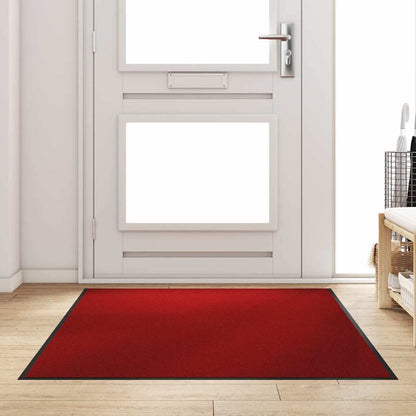 Tappetino Rosso e Nero 120 x 180 cm Polipropilene e vinile