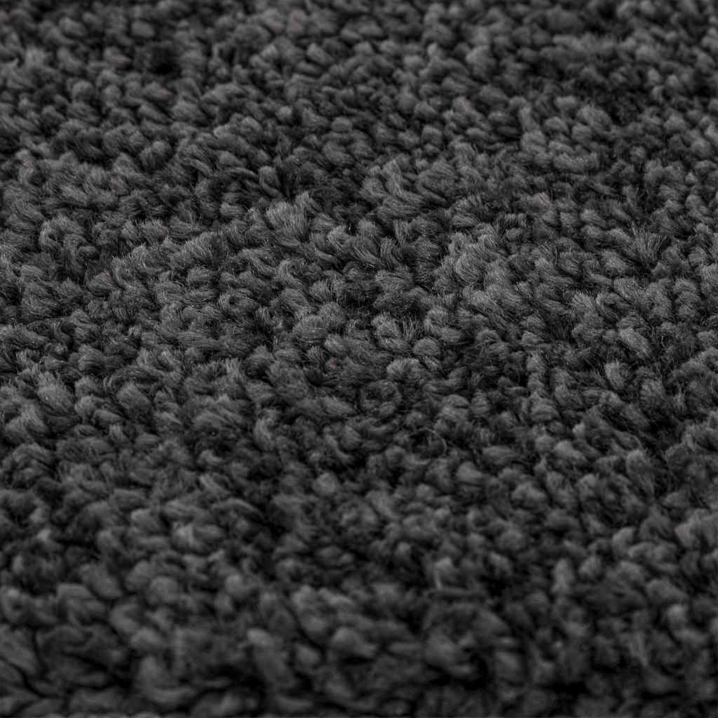 Tappeto Shaggy Antiscivolo Grigio scuro 200 x 200 cm PP
