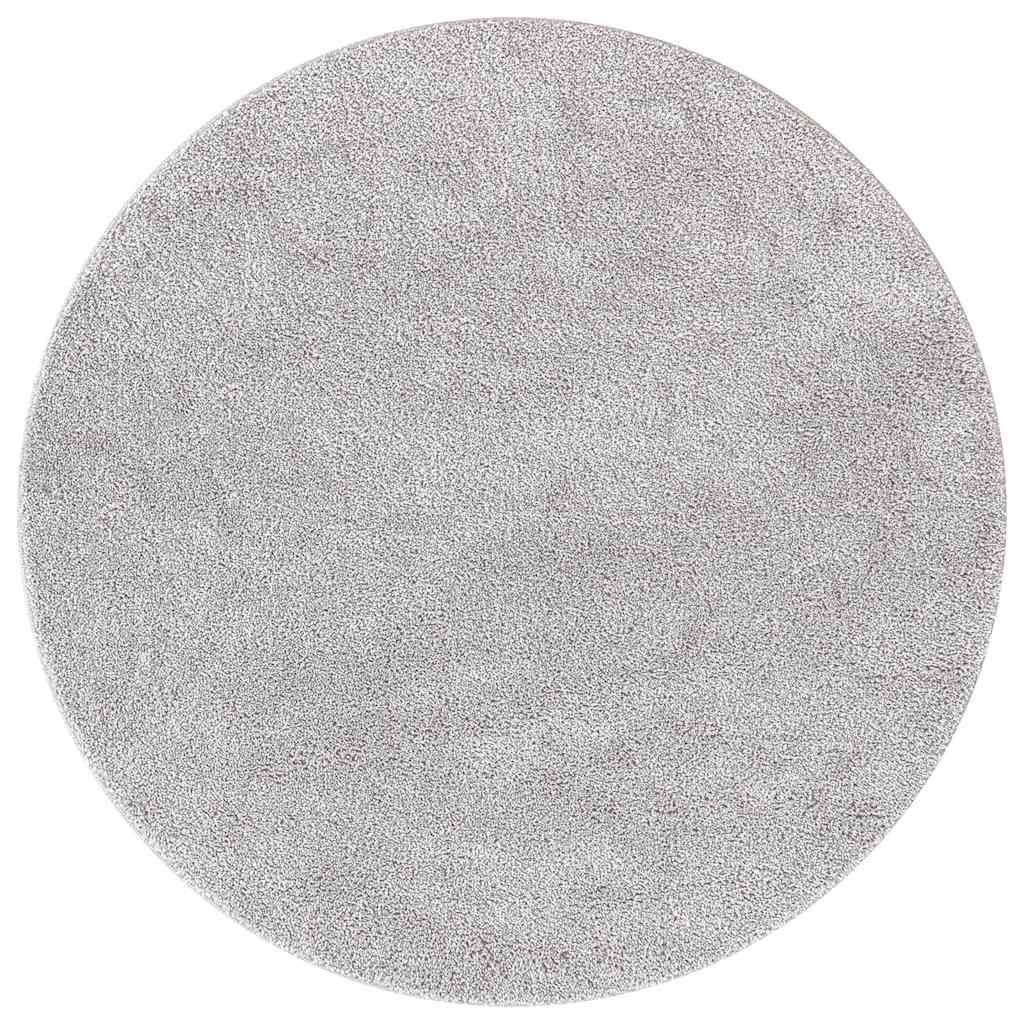 Tappeto Shaggy Antiscivolo Grigio 160 x 160 cm PP