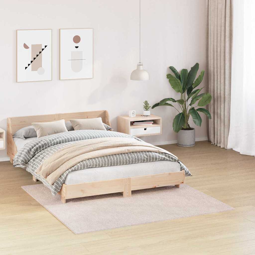 Tappeto Shaggy Antiscivolo Crema 160 x 160 cm PP