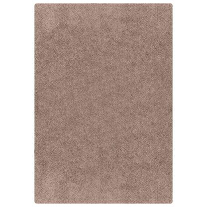 Tappeto Shaggy Antiscivolo Marrone 80 x 150 cm PP