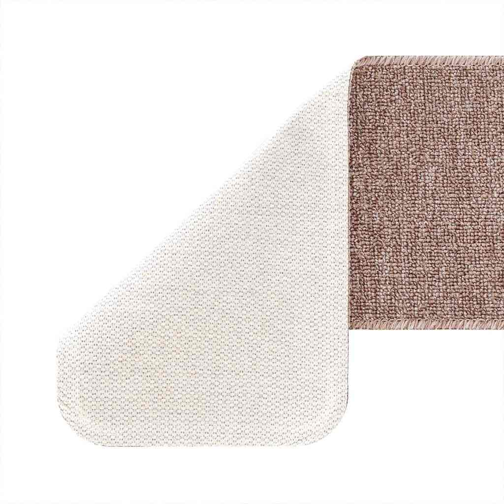 Tappetini Antiscivolo per Scale 15 pcs Marrone chiaro