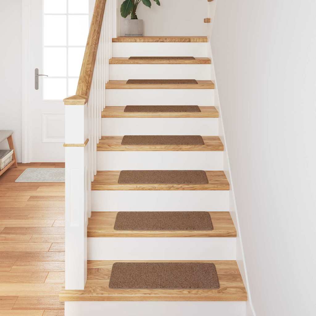 Tappetini Antiscivolo per Scale 15 pcs Giallo 60 x 25 cm PP
