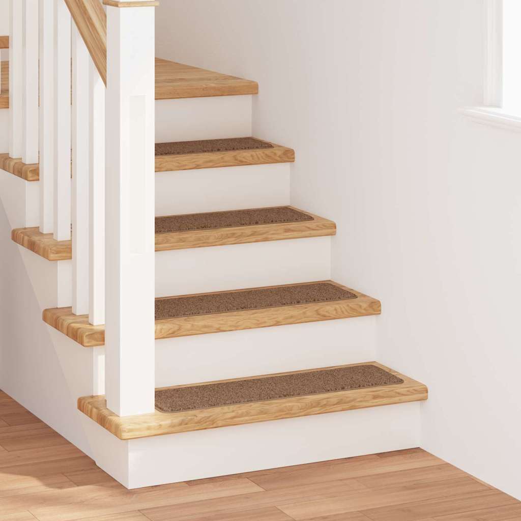 Tappetini Antiscivolo per Scale 15 pcs Giallo 75 x 20 cm PP