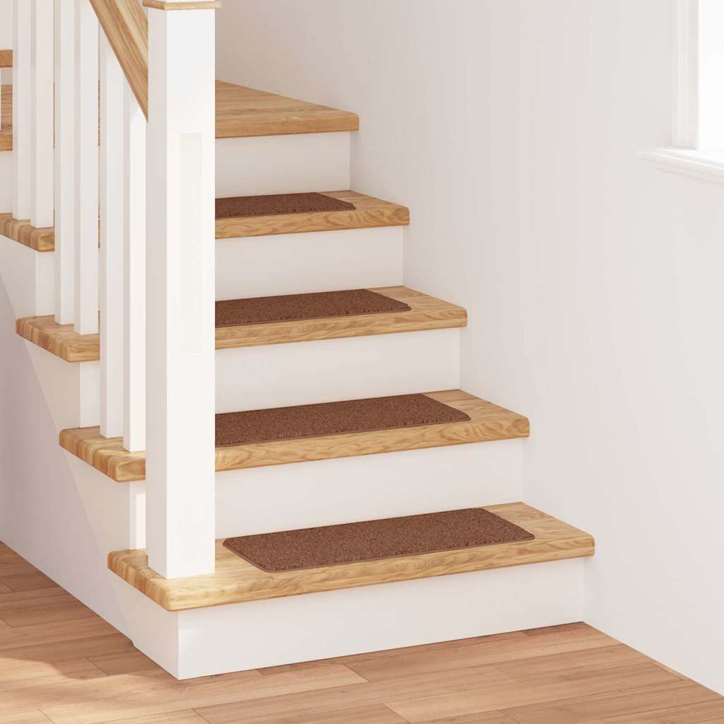 Tappetini Antiscivolo per Scale 15 pcs Giallo 60 x 25 cm PP