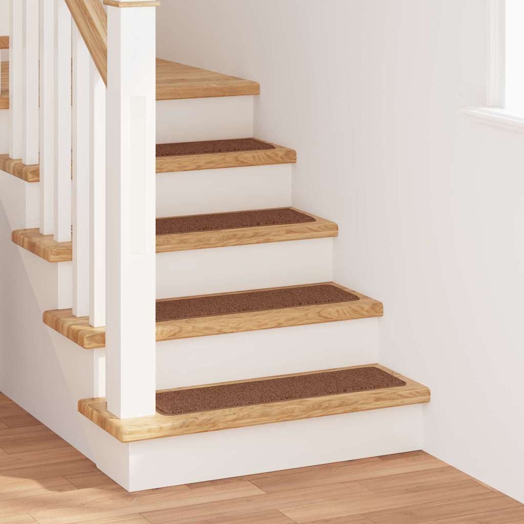 Tappetini Antiscivolo per Scale 15 pcs Giallo 75 x 20 cm PP