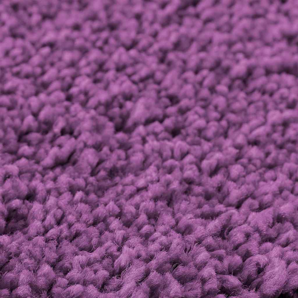 Tappeto Antiscivolo per Bagno con Taglio per Toilette Viola