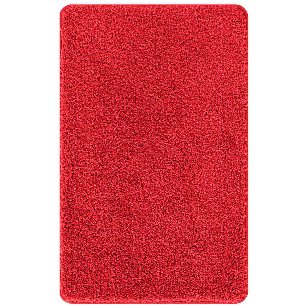 Tappetino da bagno antiscivolo Rosso 50 x 80 cm PP