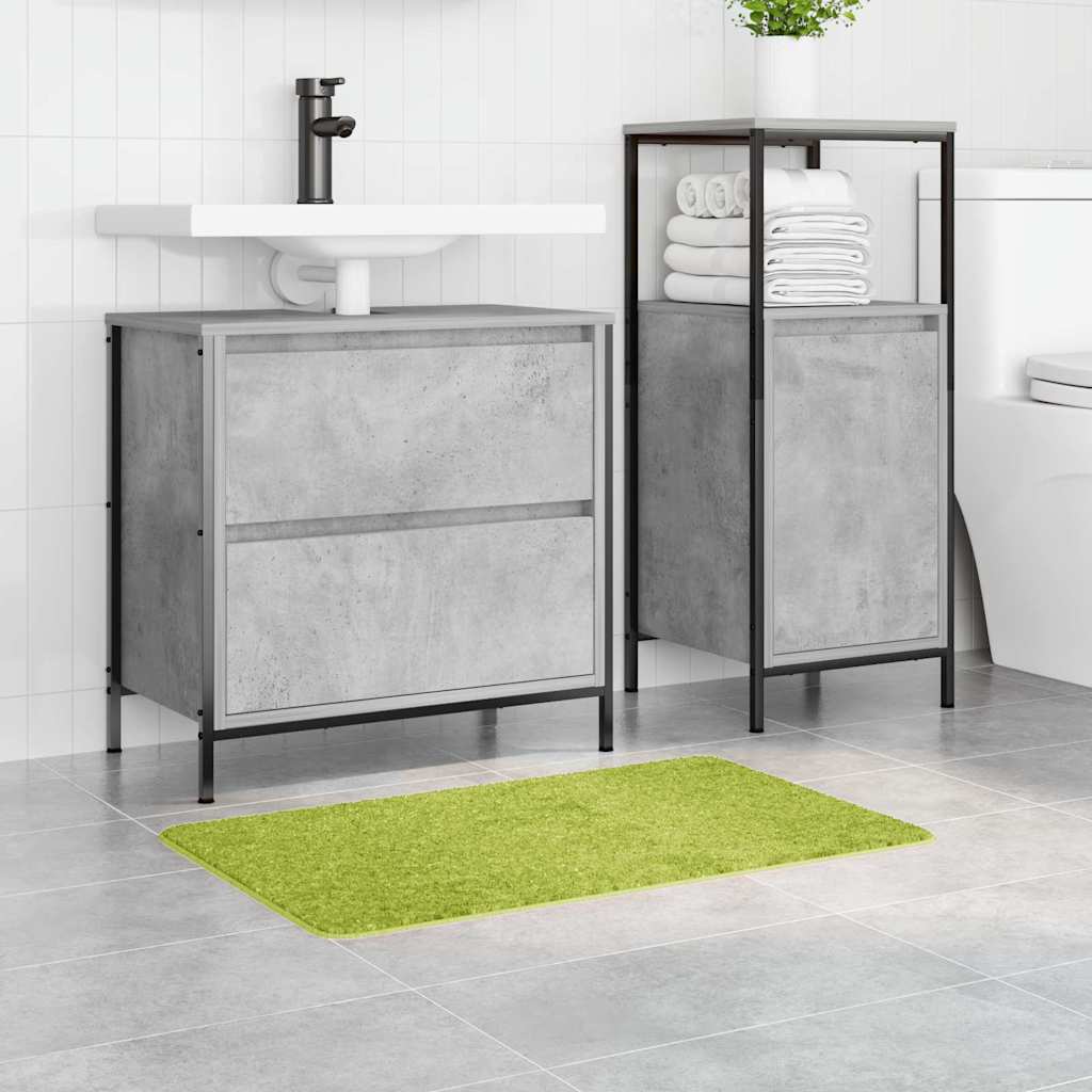 Tappetino da bagno antiscivolo Verde 50 x 80 cm PP