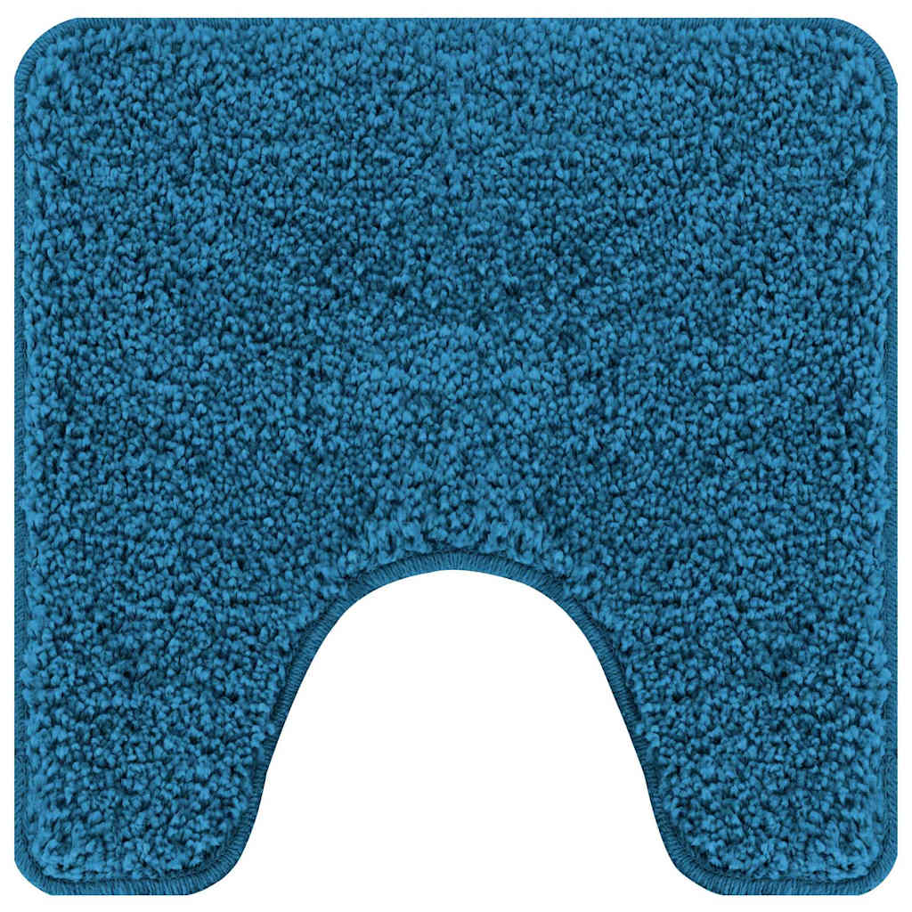 Set di tappetini antiscivolo per il bagno 2 pcs Blu PP