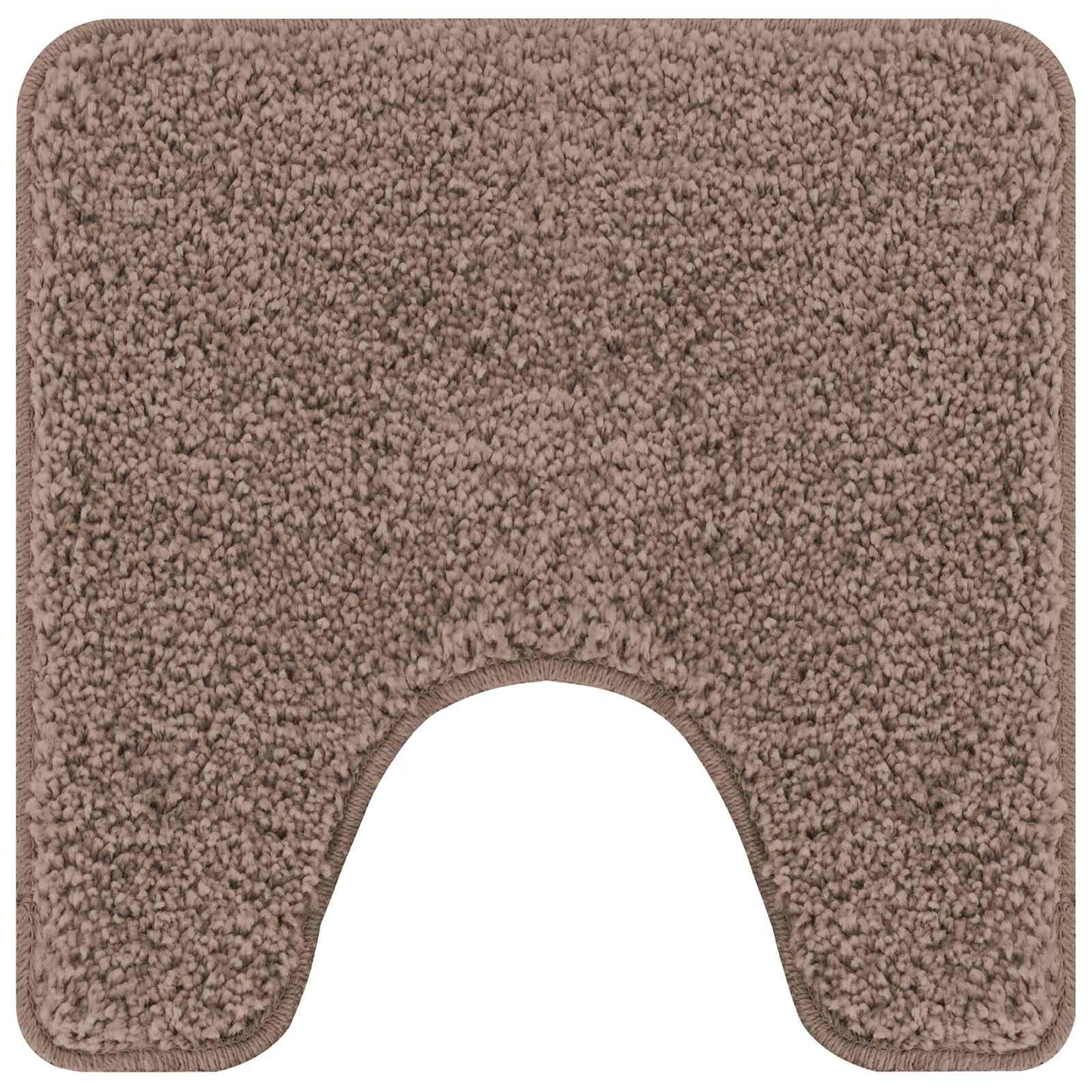 Set di tappetini antiscivolo per il bagno 3 pcs Marrone PP