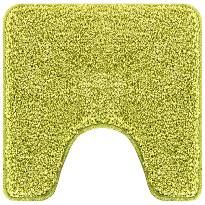 Set di tappetini antiscivolo per il bagno 3 pcs Verde PP