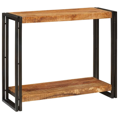 Tavolo consolle Marrone 90 x 33 x 75 cm Legno di mango massello