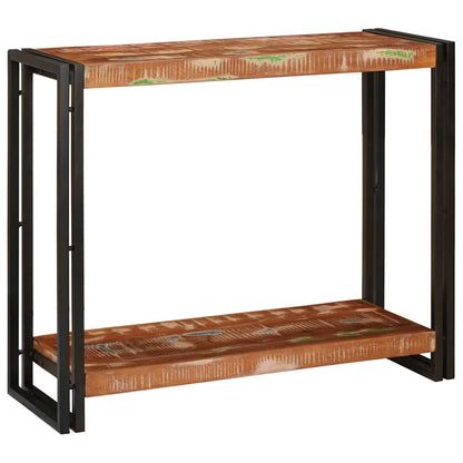 Tavolo consolle 90 x 33 x 75 cm Legno Recuperato Massello
