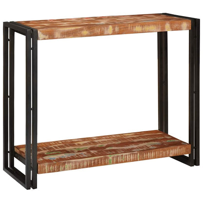 Tavolo consolle 90 x 33 x 75 cm Legno Recuperato Massello