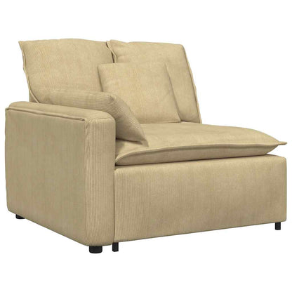 Divano Modulare con Cuscini Verde Grigio