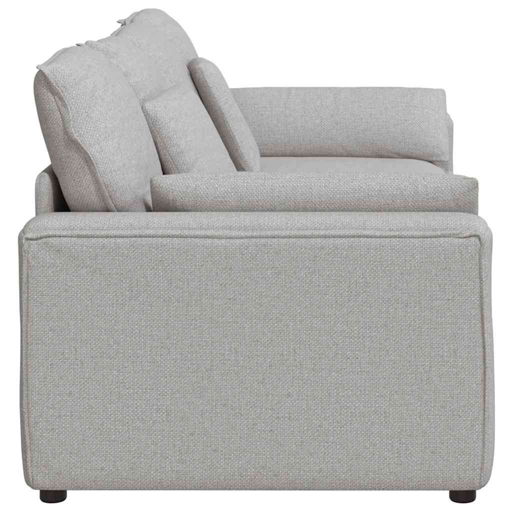 Divano Modulare con Cuscini Grigio Nuvola