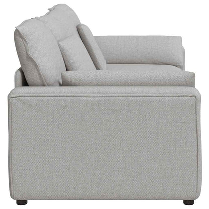 Divano Modulare con Cuscini Grigio Nuvola