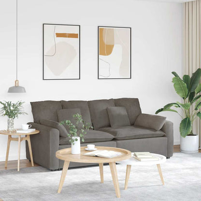 Divano Modulare con Cuscini Grigio Chiaro
