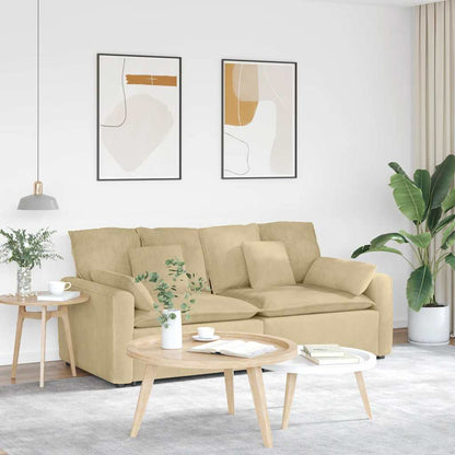 Divano Modulare con Cuscini Verde Grigio