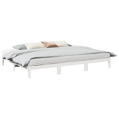 Giroletto Familiare senza Materasso Bianco 270x200 cm