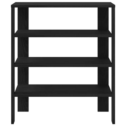 Scarpiera Nera 61x32x70 cm in Truciolato