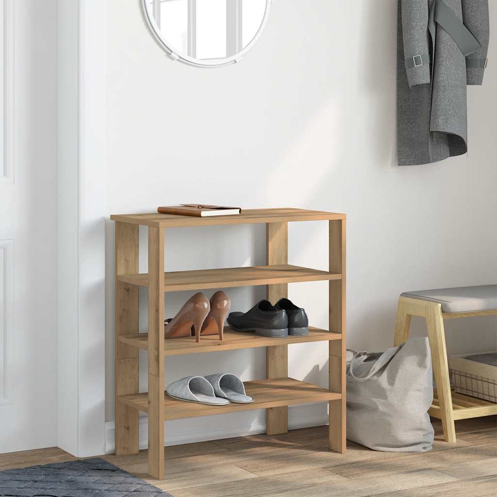 Scarpiera Rovere Artigianale 61x32x70 cm in Truciolato