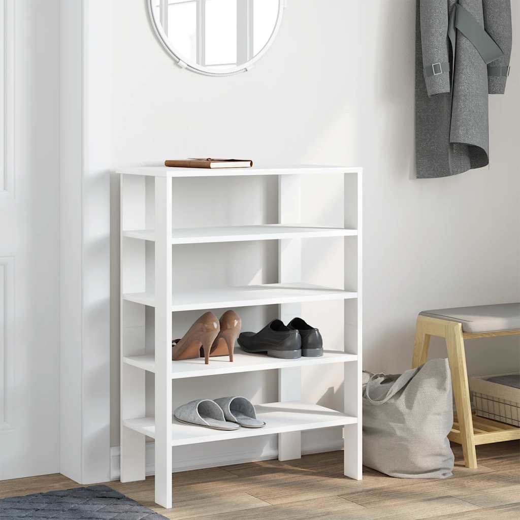 Scarpiera Bianca 61x32x87,5 cm in Truciolato