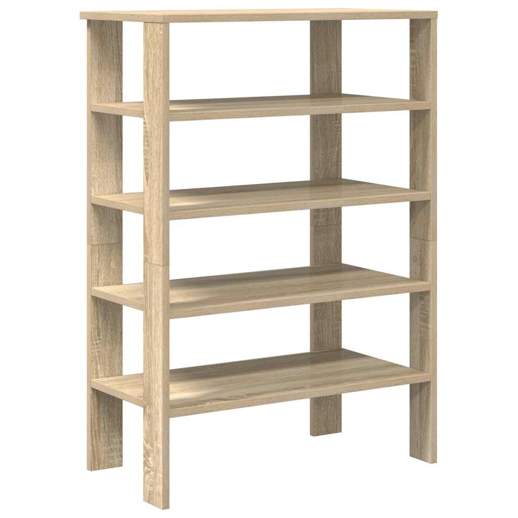 Scarpiera Rovere Sonoma 61x32x87,5 cm in Legno Multistrato