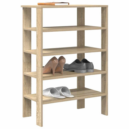 Scarpiera Rovere Sonoma 61x32x87,5 cm in Legno Multistrato