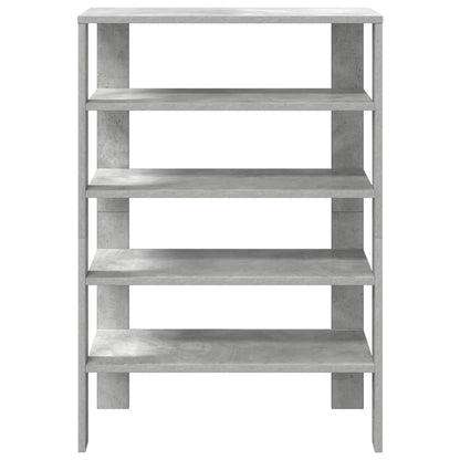 Scarpiera Grigio Cemento 61x32x87,5 cm in Legno Multistrato