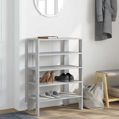 Scarpiera Grigio Sonoma 61x32x87,5 cm in Legno Multistrato
