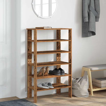 Scarpiera Legno Antico 61x32x105 cm in Truciolato