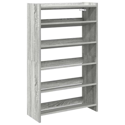 Scarpiera Grigio Sonoma 60x25x100 cm in Truciolato