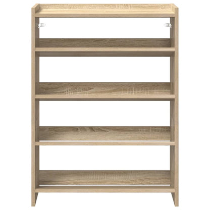 Scarpiera Rovere Sonoma 60x25x81 cm in Legno Multistrato