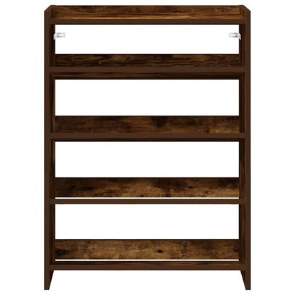 Scarpiera Rovere Fumo 60x25x81 cm in Legno Multistrato