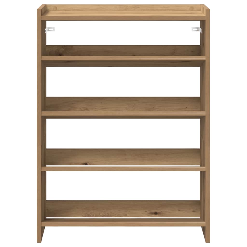 Scarpiera Rovere Artigianale 60x25x81 cm in Legno Multistrato