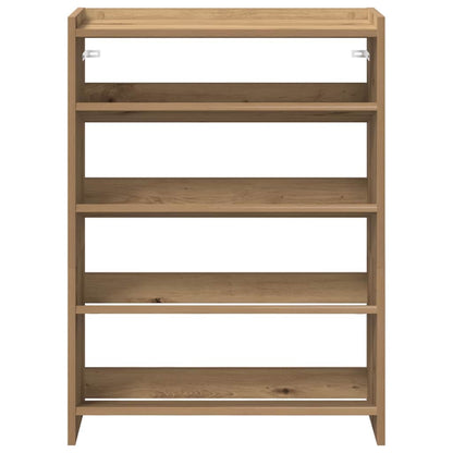 Scarpiera Rovere Artigianale 60x25x81 cm in Legno Multistrato