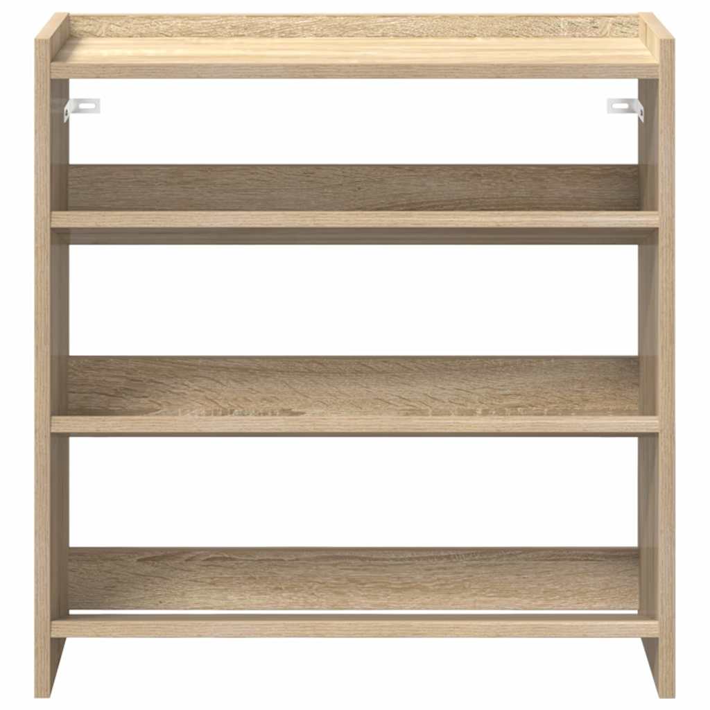 Scarpiera Rovere Sonoma 60x25x62 cm in Legno Multistrato