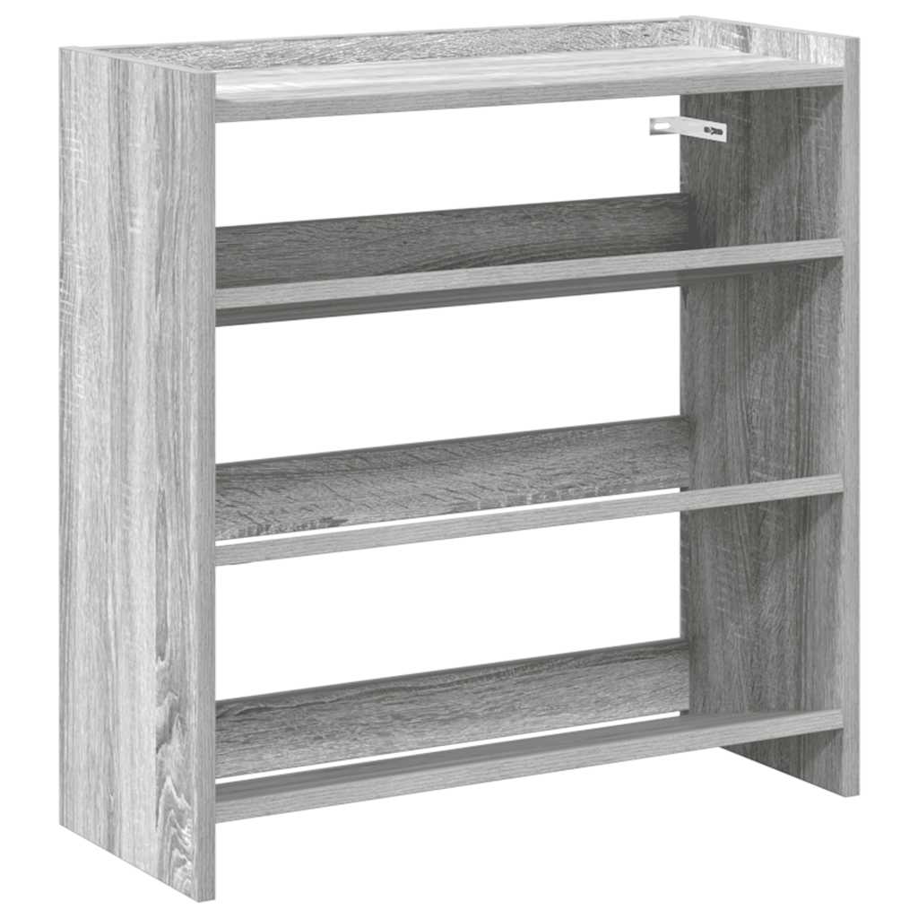 Scarpiera Grigio Sonoma 60x25x62 cm in Legno Multistrato