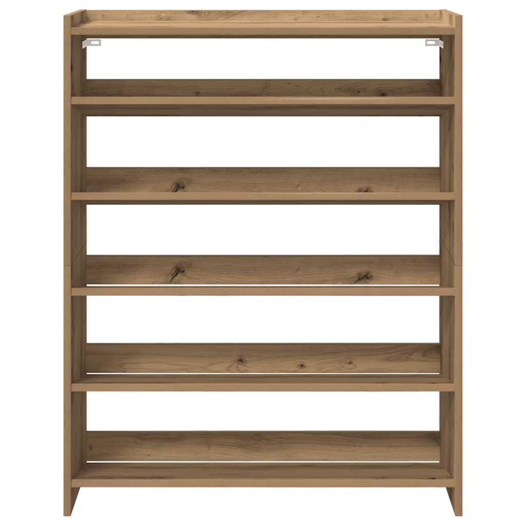 Scarpiera Rovere Artigianale 80x25x100 cm in Legno Multistrato