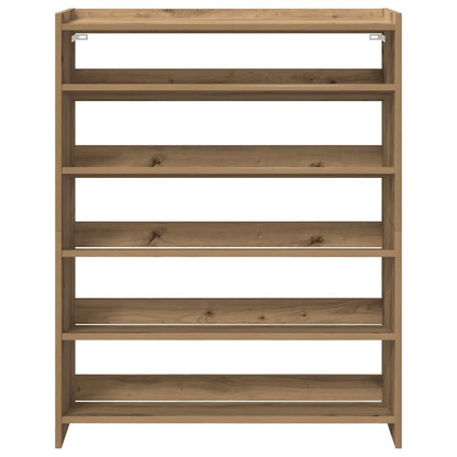 Scarpiera Rovere Artigianale 80x25x100 cm in Legno Multistrato