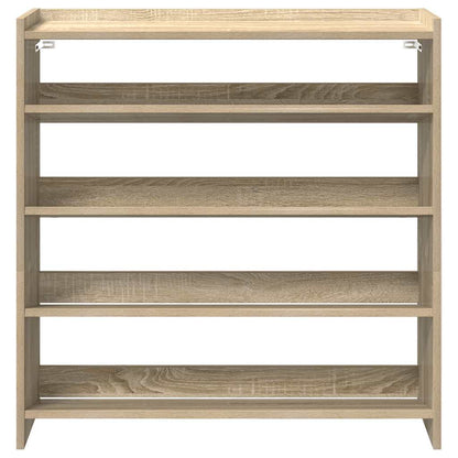 Scarpiera Rovere Sonoma 80x25x81 cm in Legno Multistrato