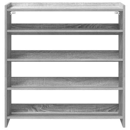 Scarpiera Grigio Sonoma 80x25x81 cm in Legno Multistrato