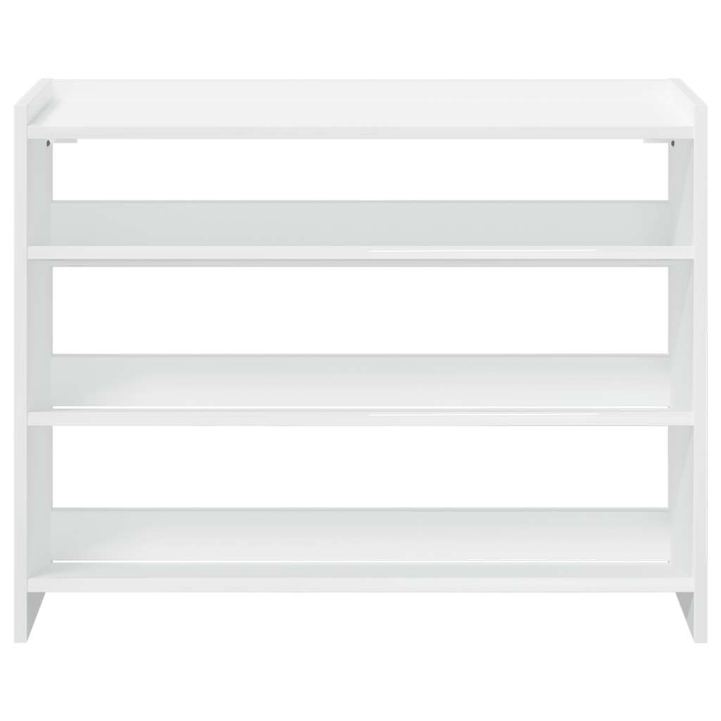 Scarpiera Bianca 80x25x62 cm in Legno Multistrato