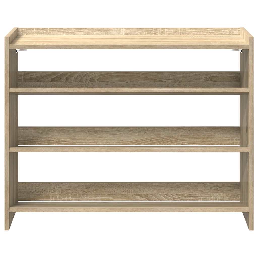 Scarpiera Rovere Sonoma 80x25x62 cm in Legno Multistrato