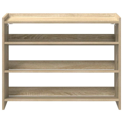 Scarpiera Rovere Sonoma 80x25x62 cm in Legno Multistrato