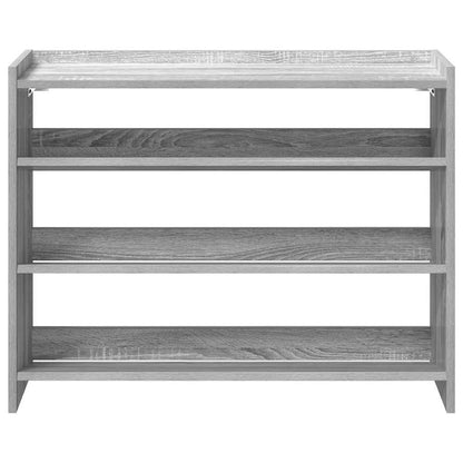 Scarpiera Grigio Sonoma 80x25x62 cm in Legno Multistrato